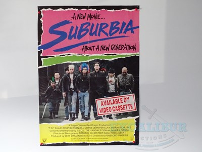 Lot 337 - SUBURBIA (1983) - A film poster for Suburbia -...