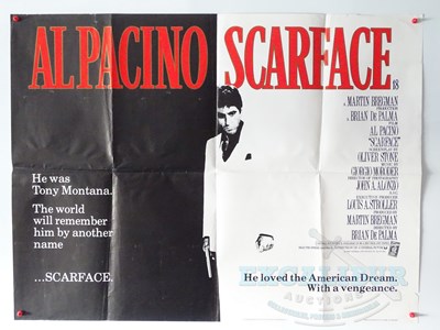 Lot 433 - SCARFACE (1983) - A UK Quad film poster...