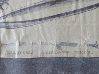 Lot 510 - An original KEN ADAM set design sketch for...