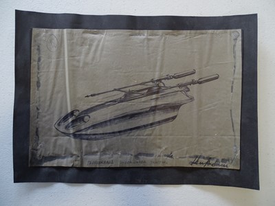 Lot 510 - An original KEN ADAM set design sketch for...