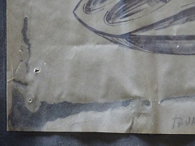 Lot 510 - An original KEN ADAM set design sketch for...