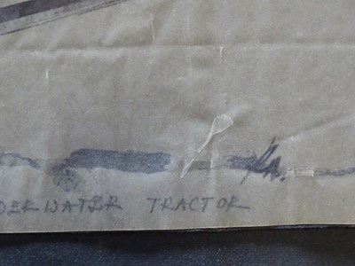 Lot 510 - An original KEN ADAM set design sketch for...