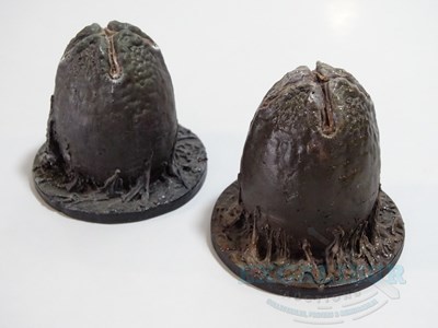 Lot 60 - ALIEN (1979) - A pair of unique handmade resin...