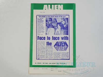 Lot 61 - ALIEN (1979) - An original UK Cinema Exhibitor'...