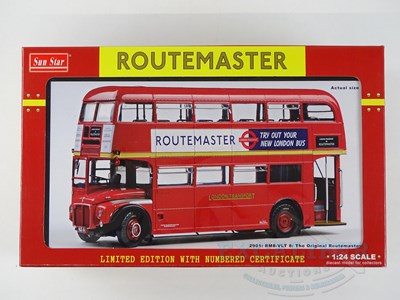 Lot 19 - A SUNSTAR 1:24 scale 2901 Routemaster bus 'RM8...