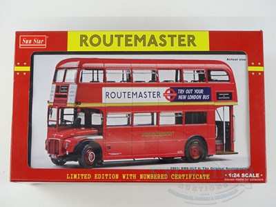 Lot 24 - A SUNSTAR 1:24 scale 2901 Routemaster bus 'RM8...