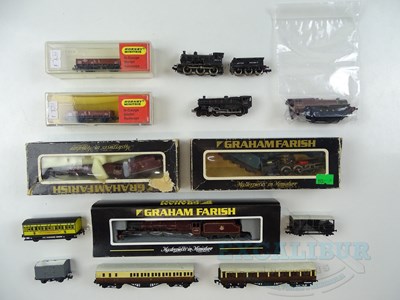 Lot 67 - A group of kitbuilt N gauge locomotives...