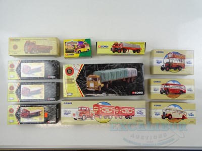 Lot 8 - A quantity of CORGI CLASSICS lorries and buses...