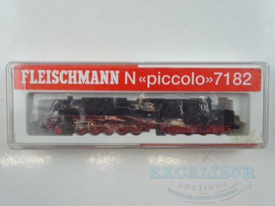Lot 80 - A FLEISCHMANN N gauge 7182 German outline BR50...