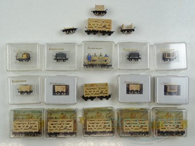 Lot 97 - A group of EGGER-BAHN HOe four wheeled and...