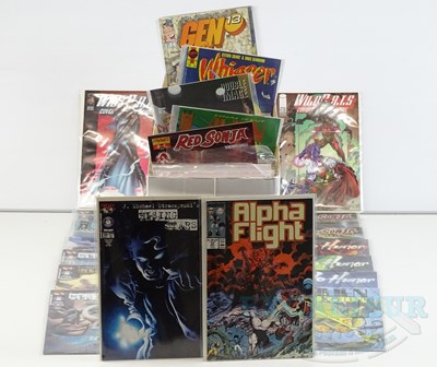 Lot 129 - EXCALIBUR LUCKY DIP JOB LOT 330+ COMICS -...