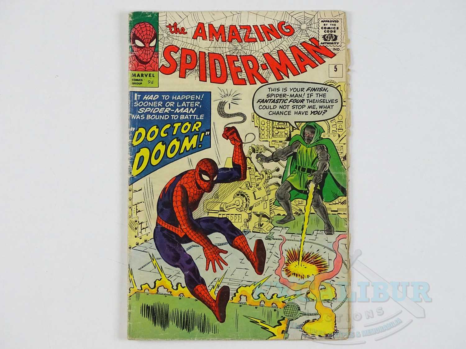 Lot 314 - AMAZING SPIDER-MAN #5 - (1963 - MARVEL - UK...