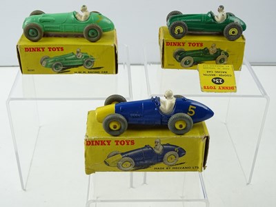 Lot 113 - A group of three DINKY Grand Prix Racing Cars...