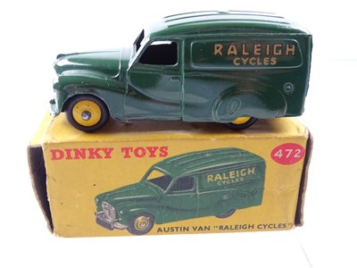 Lot 129 - A DINKY 472 Austin Van 'Raleigh Cycles' -...