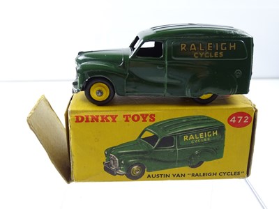 Lot 130 - A DINKY 472 Austin Van 'Raleigh Cycles' - G/VG...