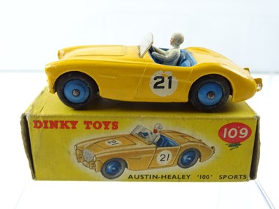 Lot 131 - A DINKY 109 Austin Healey '100' Sports,...