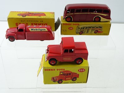 Lot 139 - A group of three DINKY Toys, 255 Mersey Tunnel...