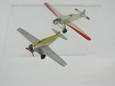 Lot 167 - A pair of Pre-War French DINKY aircraft, No...