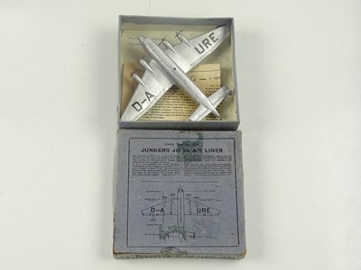 Lot 172 - A Wartime era 'Pre War' DINKY Toys 62n Junkers...