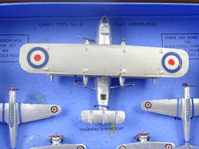 Lot 173 - A Pre-War DINKY Toys Gift Set No 61, set...