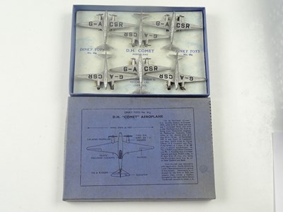 Lot 180 - A Wartime era 'Pre War' Trade Box of 6 Dinky...