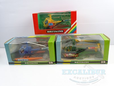 Lot 2 - A group of BRITAINS diecast helicopter models...