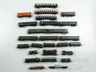 Lot 215 - A group of N gauge mostly German outline...
