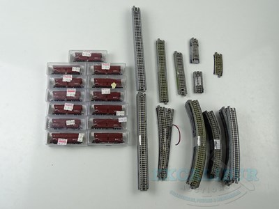 Lot 237 - A group of FLEISCHMANN N gauge German outline...