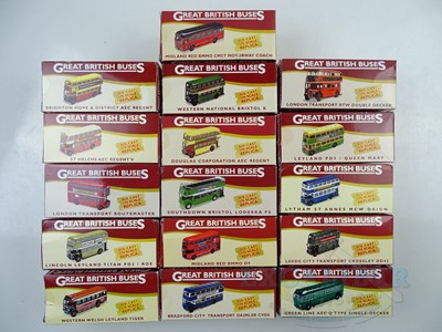 Lot 26 - A group of ATLAS EDITIONS Great British Buses...