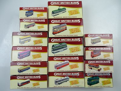 Lot 27 - A group of ATLAS EDITIONS Great British Buses...