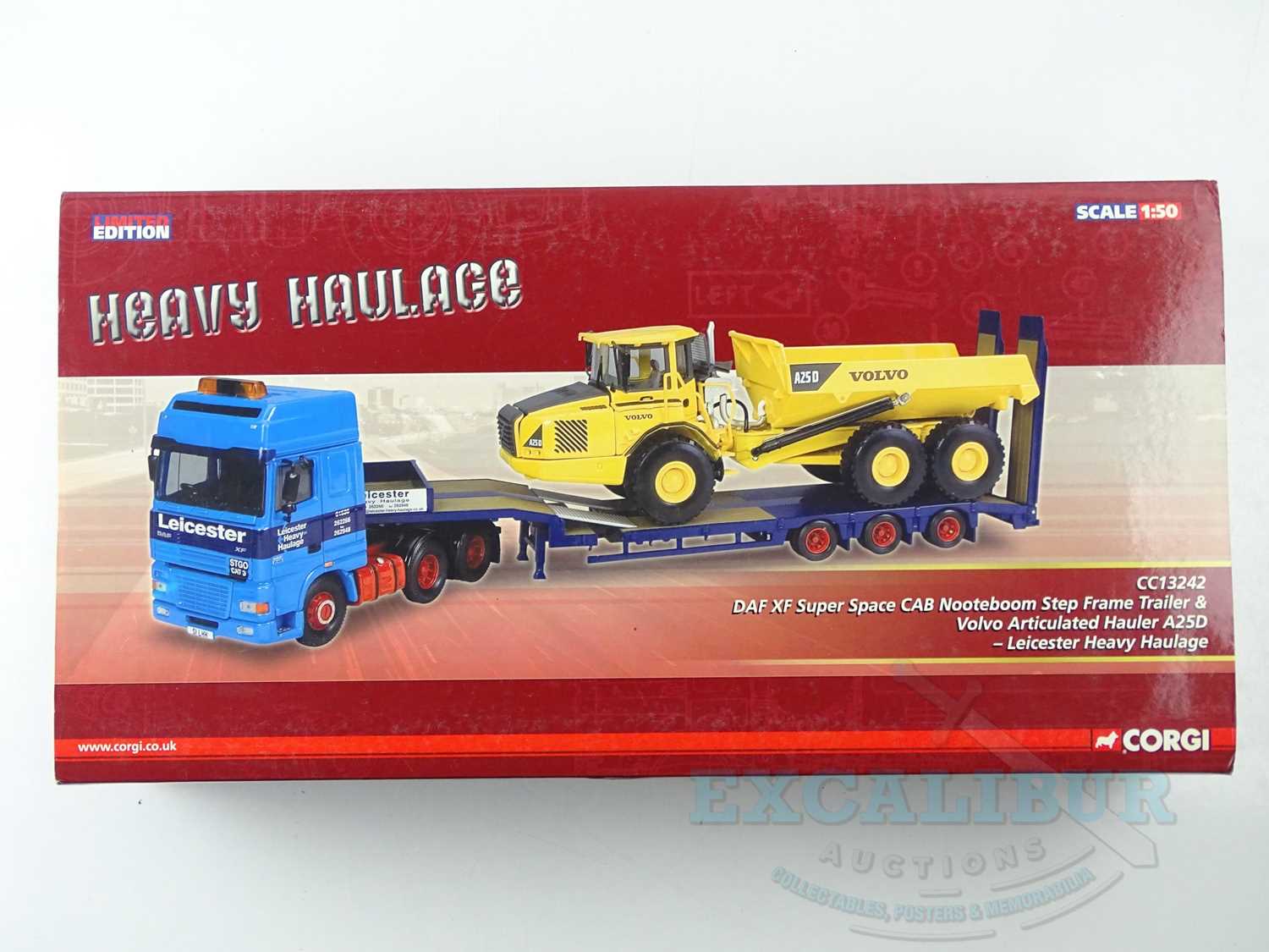 Lot 62 - A CORGI Heavy Haulage 1:50 Scale CC 13242...