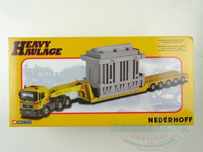 Lot 63 - A CORGI 1:50 Scale CC12003 Man Low Loader with...