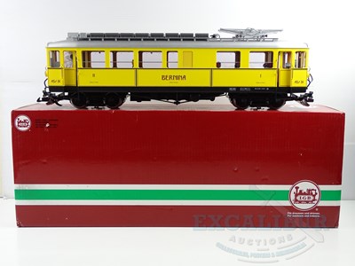 Lot 749 - An LGB G scale 21393 ABe4 electric railcar...