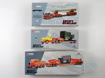 Lot 78 - A group of CORGI Heavy Haulage 1:50 scale sets...