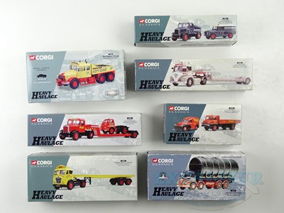 Lot 90 - A group of CORGI Heavy Haulage 1:50 scale...