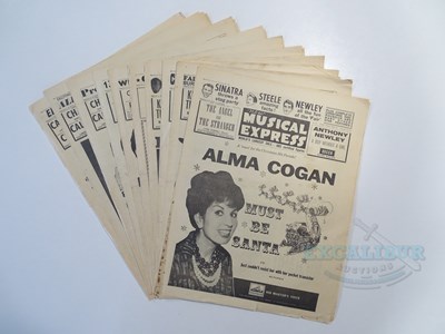 Lot 11 - A group of 10 NEW MUSICAL EXPRESS magazines -...