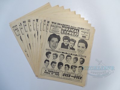 Lot 12 - A group of 10 NEW MUSICAL EXPRESS magazines -...