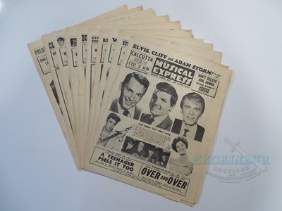 Lot 13 - A group of 10 NEW MUSICAL EXPRESS magazines -...