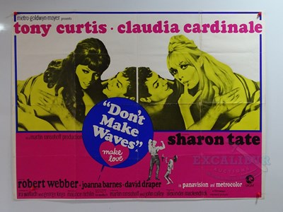 Lot 132 - DON’T MAKE WAVES (1967) - A UK Quad film...