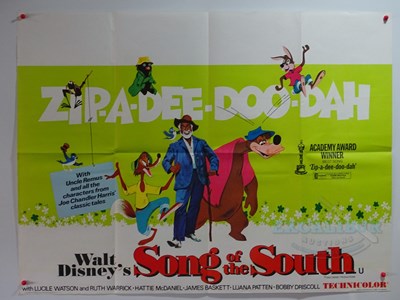 Lot 190 - WALT DISNEY - A group of 7 UK Quad film...