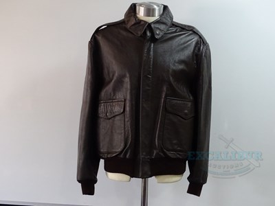Lot 347 - MEMPHIS BELLE (1990) A brown, leather flying...
