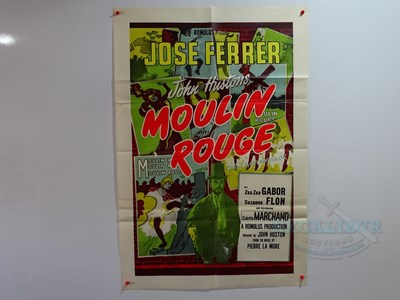Lot 348 - MOULIN ROUGE (1952) - A UK one sheet movie...