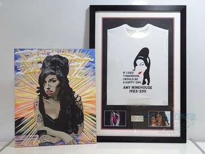 Lot 35 - AMY WINEHOUSE - A painted Amy Winehouse...