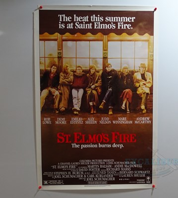 Lot 351 - ST. ELMO'S FIRE (1985) - A US one sheet movie...