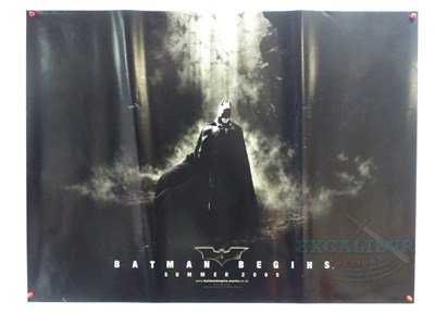 Lot 382 - BATMAN BEGINS (2005) - A UK Quad teaser movie...
