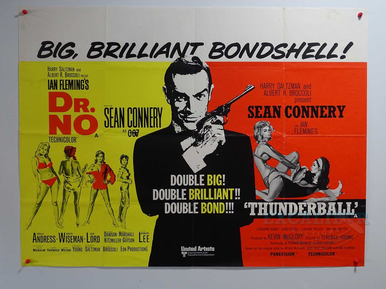 Lot 635 - JAMES BOND : DR NO/THUNDERBALL (1965) - A UK...