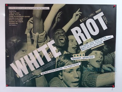 Lot 64 - WHITE RIOT (2019) - A UK Quad film poster for...