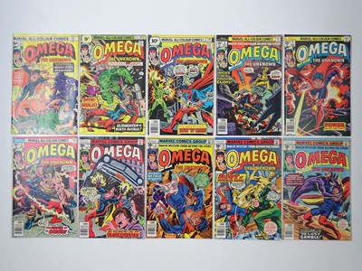 Lot 208 - OMEGA THE UNKOWN #1,2, 3, 4, 5, 6, 7, 8, 9,10...