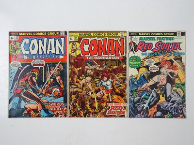 Lot 228 - CONAN THE BARBARIAN #23, 24 & MARVEL FEATURE:...