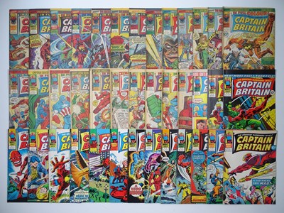 Lot 343 - CAPTAIN BRITAIN #1 to 39 - (39 in Lot) -...